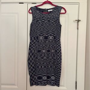 Calvin Klein - Indigo Space Dye Dress. EUC. Size M.